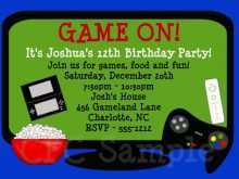 28 How To Create Free Video Game Birthday Invitation Template Photo by Free Video Game Birthday Invitation Template