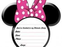 28 Report Minnie Mouse Blank Invitation Template Now for Minnie Mouse Blank Invitation Template