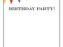 29 Blank Birthday Invitation Template With Photo for Ms Word by Birthday Invitation Template With Photo