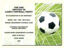 29 Blank Free Football Party Invitation Templates Uk For Free for Free Football Party Invitation Templates Uk