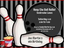 29 Creating Bowling Party Invitation Template Word With Stunning Design with Bowling Party Invitation Template Word