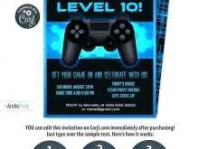 29 Free Printable Free Video Game Birthday Invitation Template Templates by Free Video Game Birthday Invitation Template