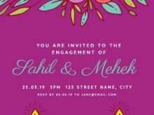 29 Printable Indian Engagement Invitation Blank Template in Photoshop for Indian Engagement Invitation Blank Template