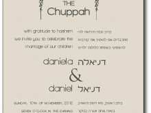 29 The Best Hebrew English Wedding Invitation Template for Ms Word by Hebrew English Wedding Invitation Template