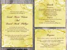 29 The Best Wedding Invitation Templates Yellow Formating by Wedding Invitation Templates Yellow