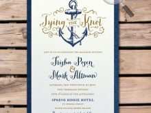 30 Adding Nautical Wedding Invitation Template With Stunning Design for Nautical Wedding Invitation Template