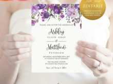 Wedding Invitation Template Editable