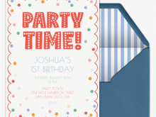 Children’S Birthday Invitation Template