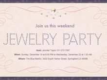 30 Customize Our Free Jewellery Party Invitation Template Formating with Jewellery Party Invitation Template