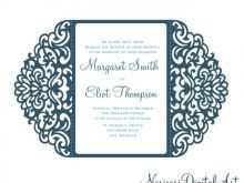 Two Fold Wedding Invitation Template