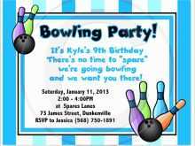 30 How To Create Bowling Party Invitation Template Word Layouts by Bowling Party Invitation Template Word