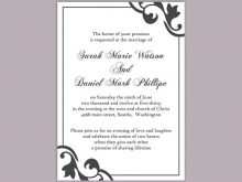 30 Printable Wedding Invitation Template Word Document Photo for Wedding Invitation Template Word Document