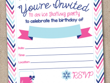 31 Blank Ice Skating Party Invitation Template Free for Ms Word by Ice Skating Party Invitation Template Free