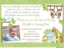 Jungle Safari Birthday Invitation Template