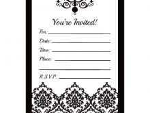31 Online Party Invitation Templates Black And White Layouts with Party Invitation Templates Black And White