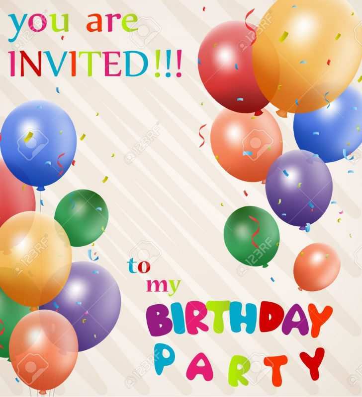 31 Visiting Birthday Invitation Background Templates in Photoshop with Birthday Invitation Background Templates
