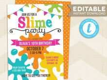 32 Adding Slime Party Invitation Template Download by Slime Party Invitation Template
