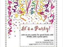 32 Best Party Invitation Template Free Word Download by Party Invitation Template Free Word