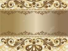32 Creating Elegant Gold Design Invitation Template for Ms Word by Elegant Gold Design Invitation Template
