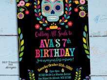 32 Free Printable Day Of The Dead Party Invitation Template Now by Day Of The Dead Party Invitation Template