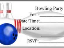 32 How To Create Bowling Party Invitation Template in Photoshop with Bowling Party Invitation Template