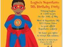 32 Online Birthday Invitation Template Superhero Formating with Birthday Invitation Template Superhero