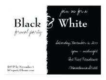 32 Printable Birthday Invitation Template Black And White Download for Birthday Invitation Template Black And White