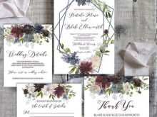 33 Report Marsala Wedding Invitation Template in Word with Marsala Wedding Invitation Template