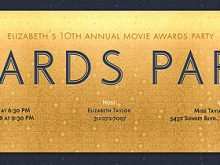 34 Adding Oscar Party Invitation Template Photo with Oscar Party Invitation Template