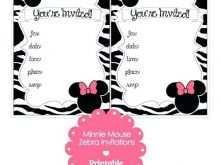 34 Printable Minnie Mouse Blank Invitation Template Now by Minnie Mouse Blank Invitation Template