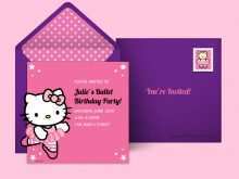 34 Standard 7Th Birthday Invitation Template Hello Kitty With Stunning Design with 7Th Birthday Invitation Template Hello Kitty