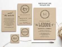 34 The Best Kraft Paper Wedding Invitation Template Now with Kraft Paper Wedding Invitation Template