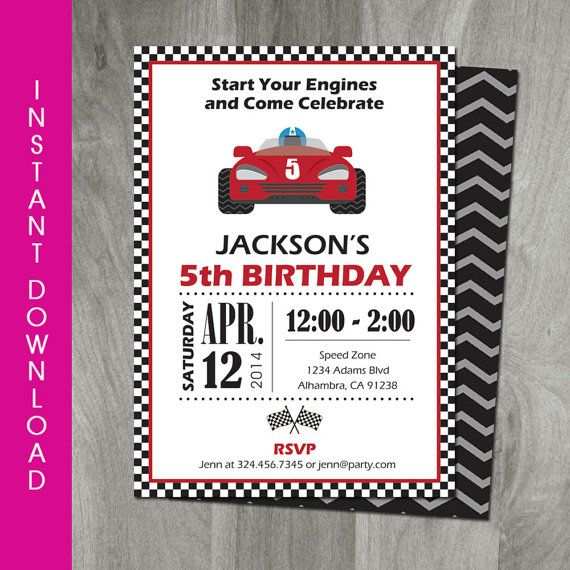 35 Create Go Karting Party Invitation Template Free Photo by Go Karting Party Invitation Template Free