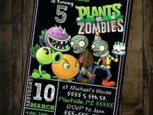 35 Creating Plants Vs Zombies Party Invitation Template Maker by Plants Vs Zombies Party Invitation Template