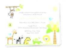 35 Free Zoo Animal Party Invitation Template With Stunning Design by Zoo Animal Party Invitation Template