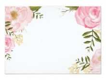 35 Visiting Floral Wedding Invitation Blank Template With Stunning Design by Floral Wedding Invitation Blank Template