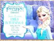 Frozen Birthday Invitation Template