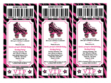 36 Adding Party Invitation Ticket Template Layouts for Party Invitation Ticket Template
