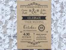 36 Customize Our Free Kraft Paper Wedding Invitation Template For Free for Kraft Paper Wedding Invitation Template
