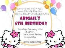 37 Free 7Th Birthday Invitation Template Hello Kitty With Stunning Design with 7Th Birthday Invitation Template Hello Kitty