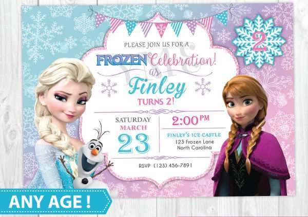37 How To Create Frozen Birthday Invitation Template in Photoshop by Frozen Birthday Invitation Template