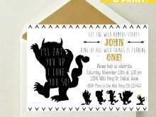 37 Printable Where The Wild Things Are Birthday Invitation Template Download with Where The Wild Things Are Birthday Invitation Template