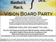 37 The Best Vision Board Party Invitation Template With Stunning Design by Vision Board Party Invitation Template