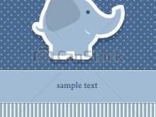 Baby Shower Invitation Templates Vector