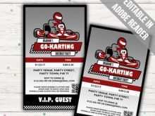 38 Format Go Karting Party Invitation Template Free For Free by Go Karting Party Invitation Template Free