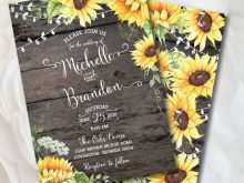 38 Visiting Sunflower Wedding Invitation Template Download for Sunflower Wedding Invitation Template