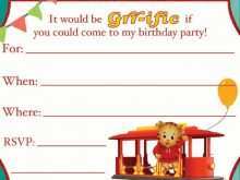 39 Best Daniel Tiger Birthday Invitation Template in Word by Daniel Tiger Birthday Invitation Template