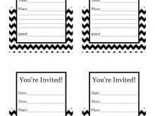39 Create Birthday Invitation Template Black And White Download for Birthday Invitation Template Black And White