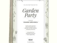 39 Free Printable Garden Party Invitation Template for Ms Word with Garden Party Invitation Template