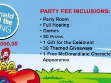 40 Creative Mcdonalds Party Invitation Template With Stunning Design with Mcdonalds Party Invitation Template